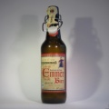 Flasche mit Emmer Bier der Brauerei Riedenburger